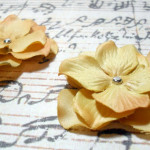 2 in. Artificial Silk Flower - 2 pc Craft Embellishment