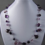 Floating Amethyst Necklace