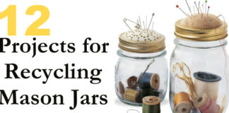 12 Projects for Recycling Mason Jars