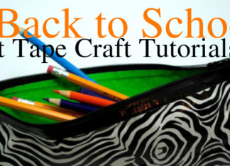 7 Back to School Duct Tape Craft Tutorials