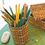 Duct Tape Desktop Pencil Holder