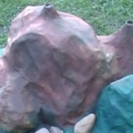 Paper Mache Volcano Step Four